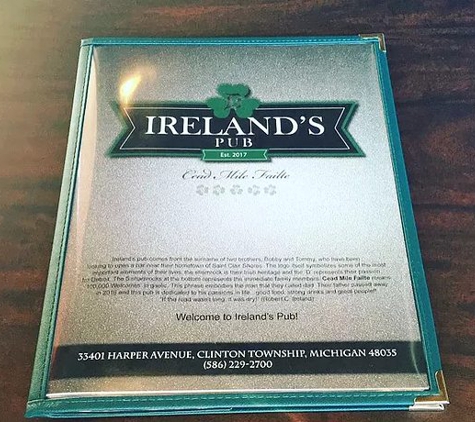 Irelands Pub - Clinton Township, MI