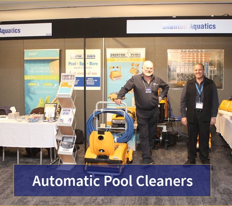 Shenton Pumps - Willetton, WA. Automatic Pool Cleaners displayed in store