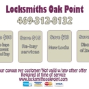 Locksmith Oak Point - Locks & Locksmiths