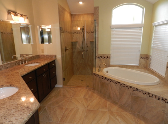 Paul's Masterpiece Tile Inc - Palm Bay, FL. Complete Bathroom Remodel