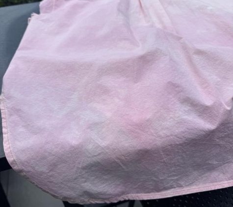 Izett Dry Cleaners - Prahran, VIC. Damage shirt