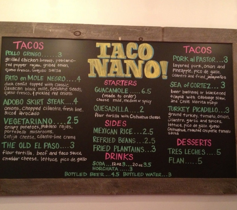 Taco Nano - Northfield, IL