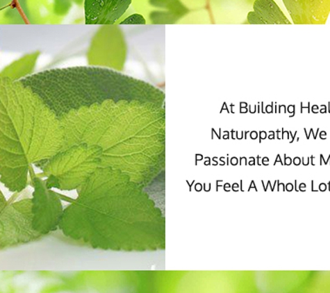 Building Health Naturopathy - Ballarat Central, VIC. At Building Health Naturopathy, We Are Passionate About Making You Feel A Whole Lot Better