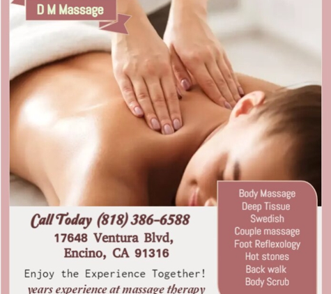 D M Massage - Encino, CA