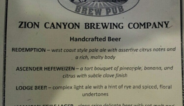 Zion Canyon Brewing Co - Springdale, UT