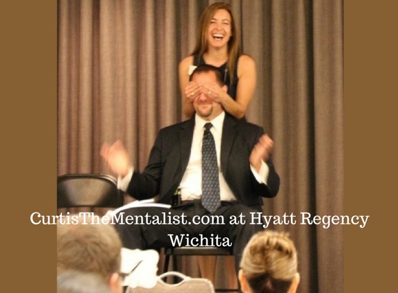 Curtis The Mentalist - Valley Center, KS. Curtis The Mentalist entertains for the PB Hoidale 70th Anniversary celebration at the Hyatt Regency in downtown Wichita.