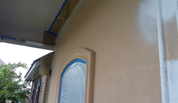 zion painting & Drywall llc - Shreveport, LA. Paint Stucco Color Change 