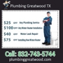 Plumbing Greatwood TX