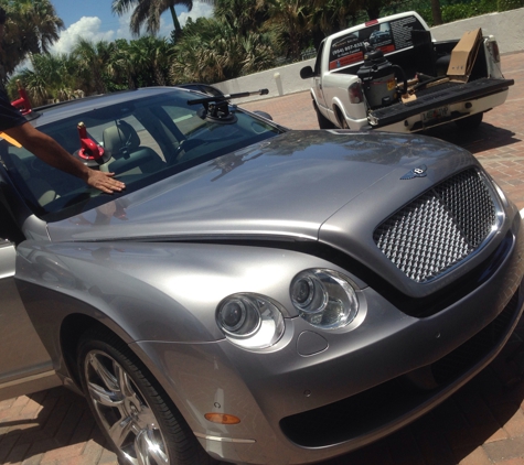 Sunny Shine Auto Glass. Bentley continental spur new windshield www.sunnyshineautoglass.com