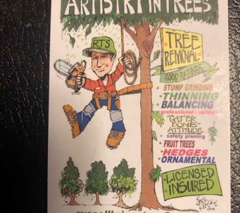 Russell's Artistry in Trees - Reno, NV. Artistry in trees license /Insured