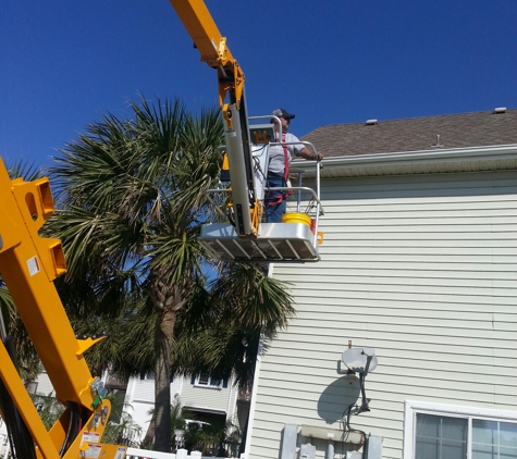 Expert Maintenance Solutions - Corpus Christi, TX. Boom lift services for hard to reach places!