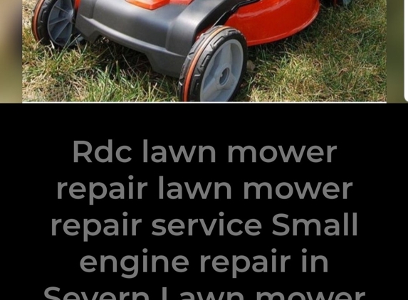 RDC Lawnmower Repair - Glen burnie, MD