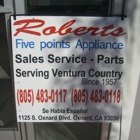 Roberts Five Points Appliance