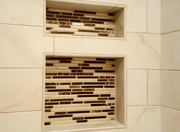 A1 Able Painting - Dayton, OH. We create beautiful Decorative Tile borders and shower inserts.
