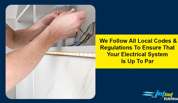 Jetset Electrical - Bowen Hills, QLD. We Follow All Local Codes & Regulations To Ensure That Your Electrical System Is Up To Par