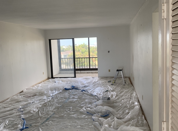 Clinton family Construction LLC - Port Saint Lucie, FL. Popcorn Removal After