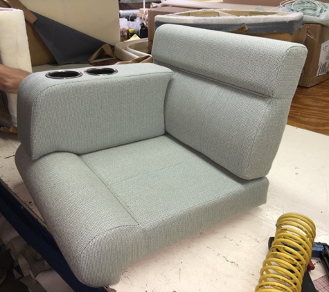 C2shore Upholstery and Canvass - Palm Beach Gardens, FL. New Mezzanine Cushions