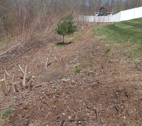 Wachusett Landscaping Sealcoating & Snow Removal Services - Worcester, MA. PREP FOR RETAINING WALL IN BACK YARD