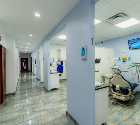 Dental Beauty - Feasterville Trevose, PA. Hallway and operatories at Dental Beauty Feasterville PA