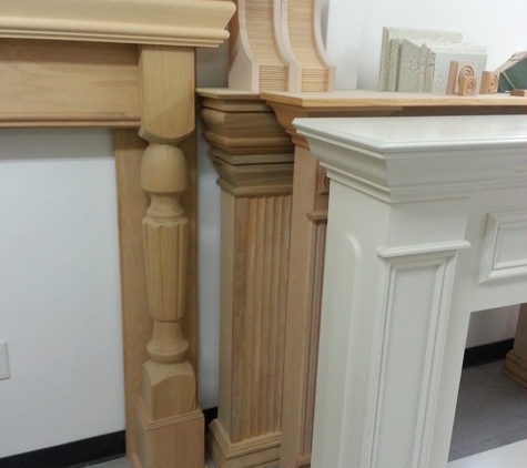 Woodline Enterprise LLC - Oklahoma City, OK. Check out our showroom for mantle in stock!