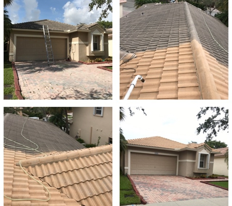 AR&D Inc. Pressure Cleaning - Southwest Ranches, FL. Roof Cleaning Services.