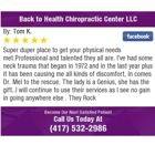 Back To Health Chiropractic Center LLC