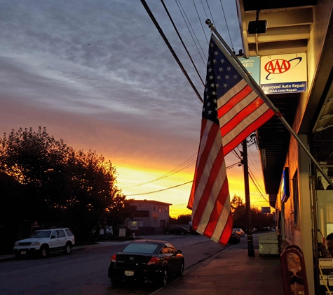 Spiteri's Auto Service - Belmont, CA. Sunset