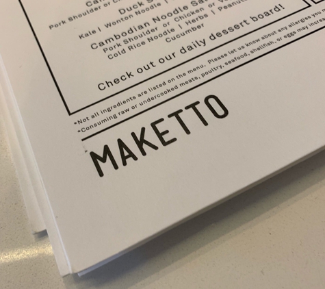 Maketto - Washington, DC