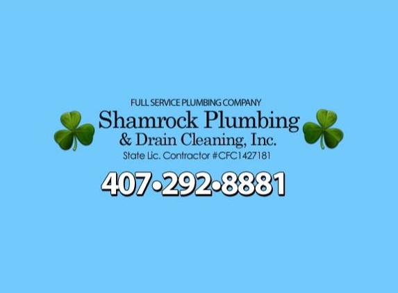 Shamrock Plumbing & Drain Cleaning, Inc - Orlando, FL