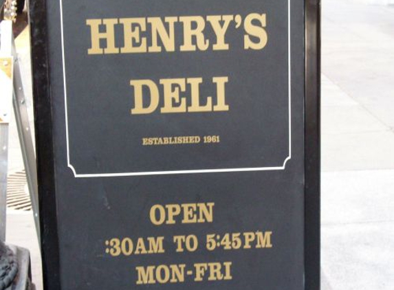 Henry's Cafe & Deli - San Francisco, CA