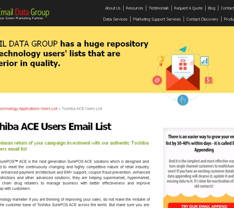 Email Data Group - Westerville, OH