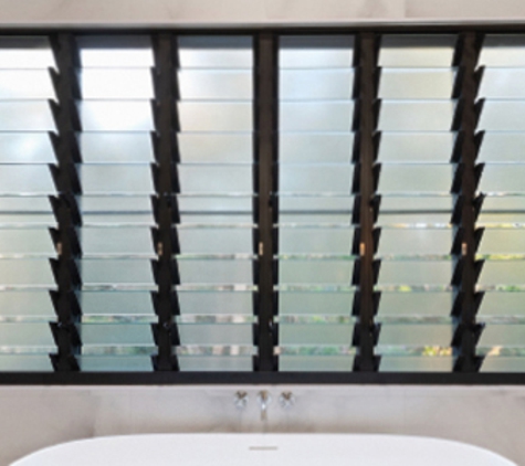 Bradnam's Windows & Doors - Emerald, QLD. Black Louvre Window