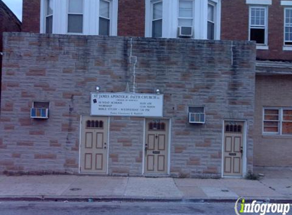 Saint James Apostolic Faith Church - Baltimore, MD