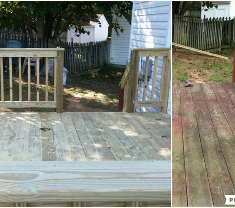 Andy OnCall - Raleigh, NC. Replace Deck boards