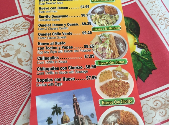 Birria Apatzingan - Tulare, CA. breakfast menu ����