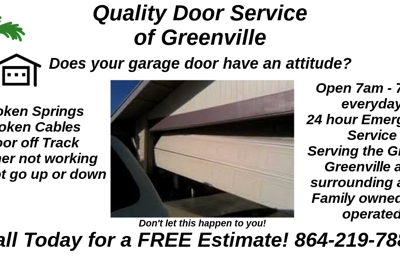 Quality Door Service Of Greenville 126 Golf Ln Fountain Inn Sc