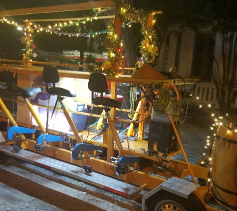 Howl at the Moon - San Antonio, TX. Lit up to go ride in front of how the Moon