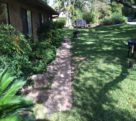 Aaron Stuart Custom Irrigation - College Station, TX. Large french drain