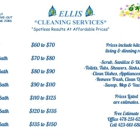 Ellis Cleaning Services