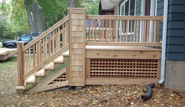 Nelson Custom Builders Inc. - Island Lake, IL. Cedar Porch