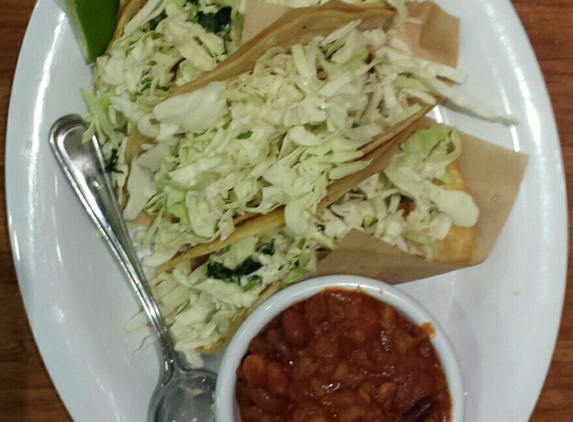 Veggie Grill - Irvine, CA. Baja "Fish" Tacos