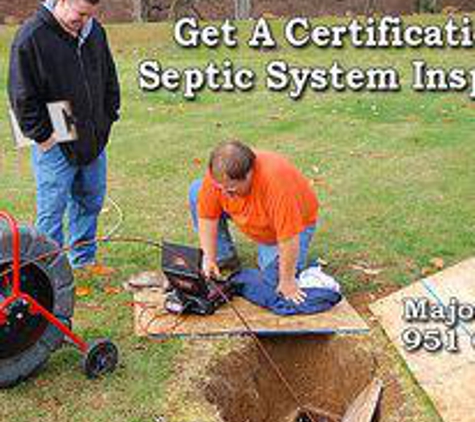 Majoer  Rooter Plumbing Septic Tank &  Sewer Hook-Ups