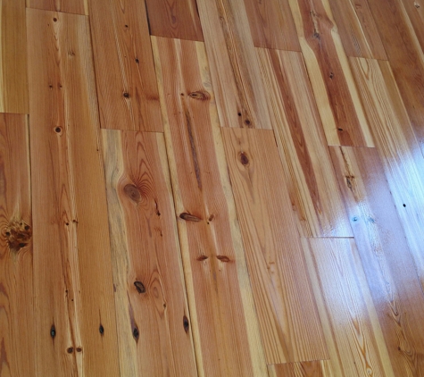 Heritage Hardwood Floors - Evans, GA. Beautiful reclaimed heart pine by Heritage Hardwood