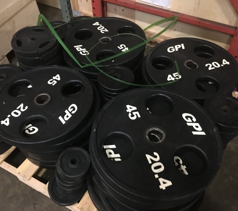 Gym Pros Fitness Equipment - Huntington Beach, CA. Olympic Rubber Plates