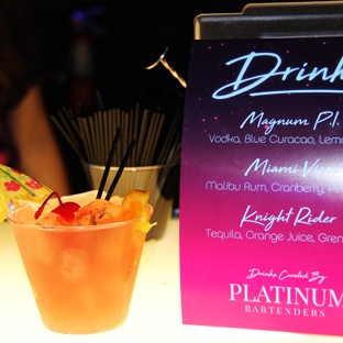 Platinum Bartenders - Los Angeles, CA. Cocktail Menu Los Angeles