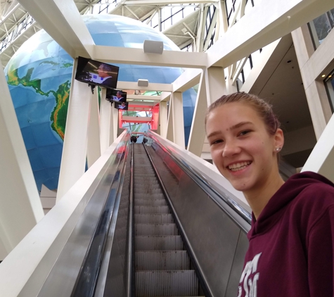 CNN.com - Atlanta, GA. Riding up the world's longest freestanding escalator.