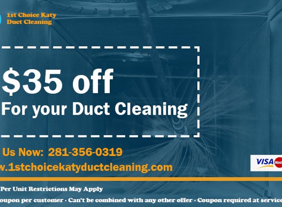 1st Choice Katy Duct Cleaning - Katy, TX