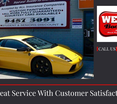 Webbys Body Works - Heidelberg West, VIC. Great Service With Customer Satisfaction
