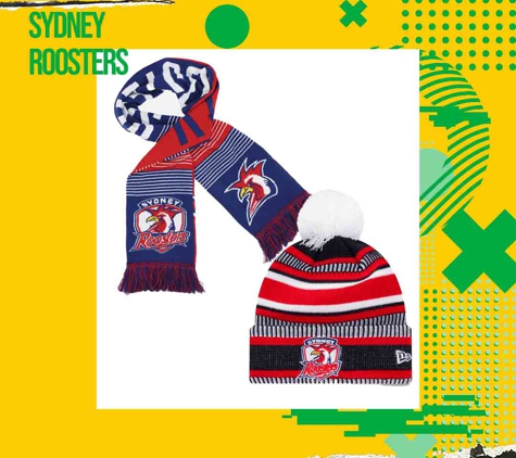 Jerseys Megastore - Fyshwick, ACT. Sydney Roosters Scarf & Beanie
