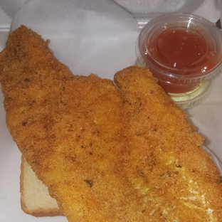 Next Step Soul Food Cafe - Dorchester Center, MA. Haddock plate